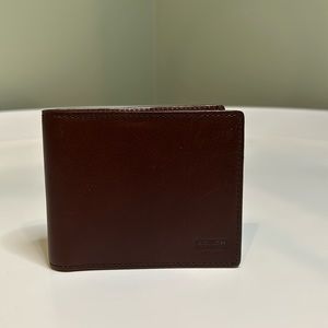 Gently used coach leather wallet